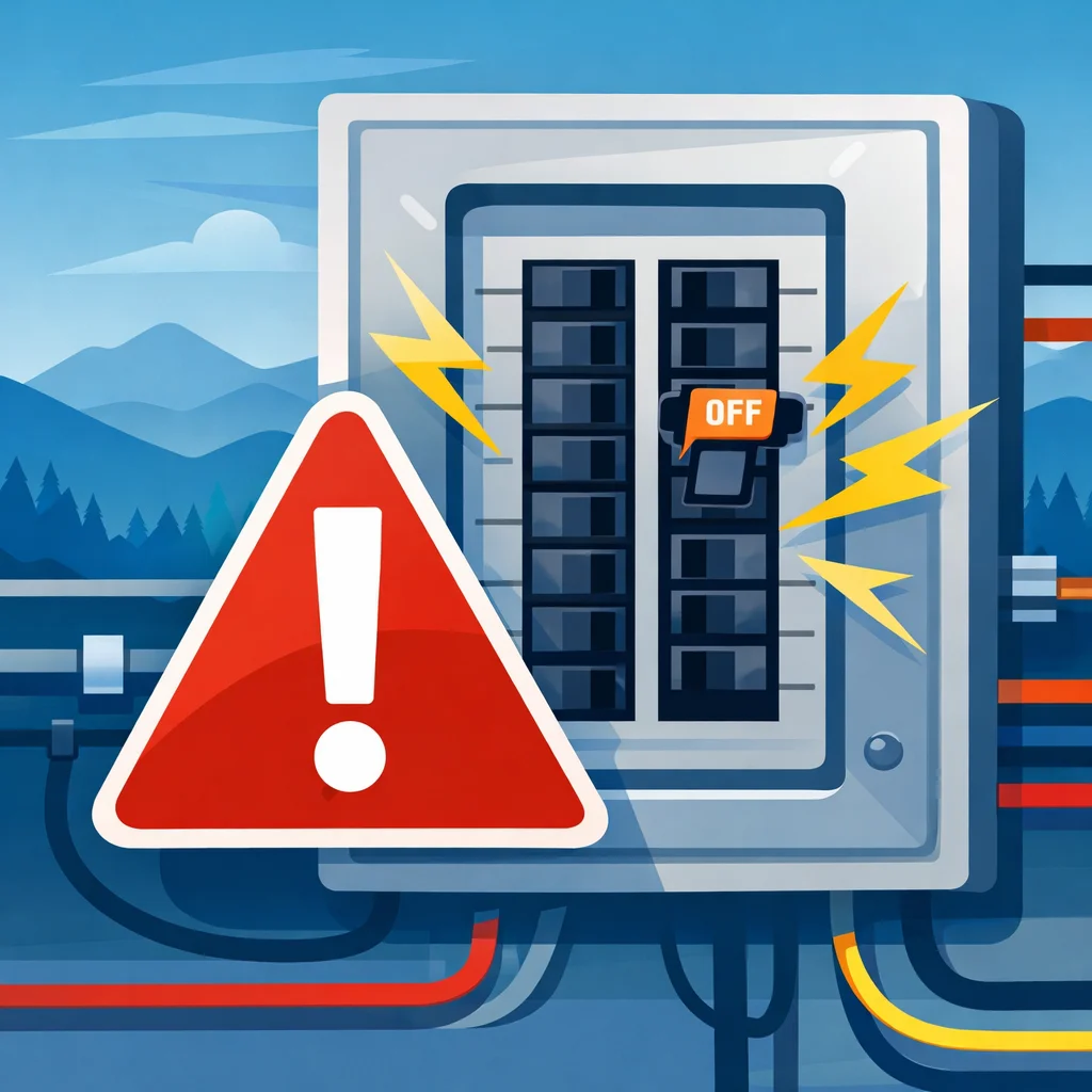 Breaker tripping illustration