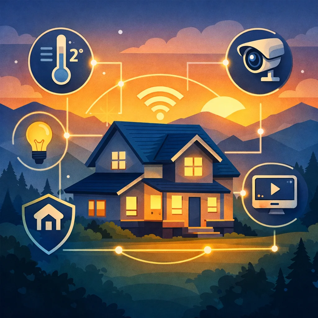 Smart home illustration