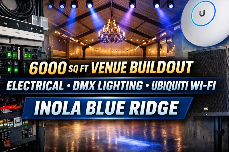 Wedding Venue Electrical & Control Systems video thumbnail